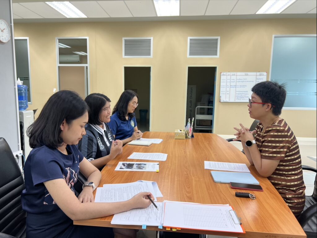 หน่วยตรวจสอบภายใน ประชุมปิดตรวจการตรวจสอบการดำเนินงานโครงการครุภัณฑ์ชุดปฏิบัติการวิเคราะห์ตรวจสอบคุณภาพและประสิทธิภาพของผลิตภัณฑ์เครื่องสำอางเพื่อยกระดับภูมิปัญญาท้องถิ่นสู่ตลาดสากลด้วยมาตรฐาน HACCP